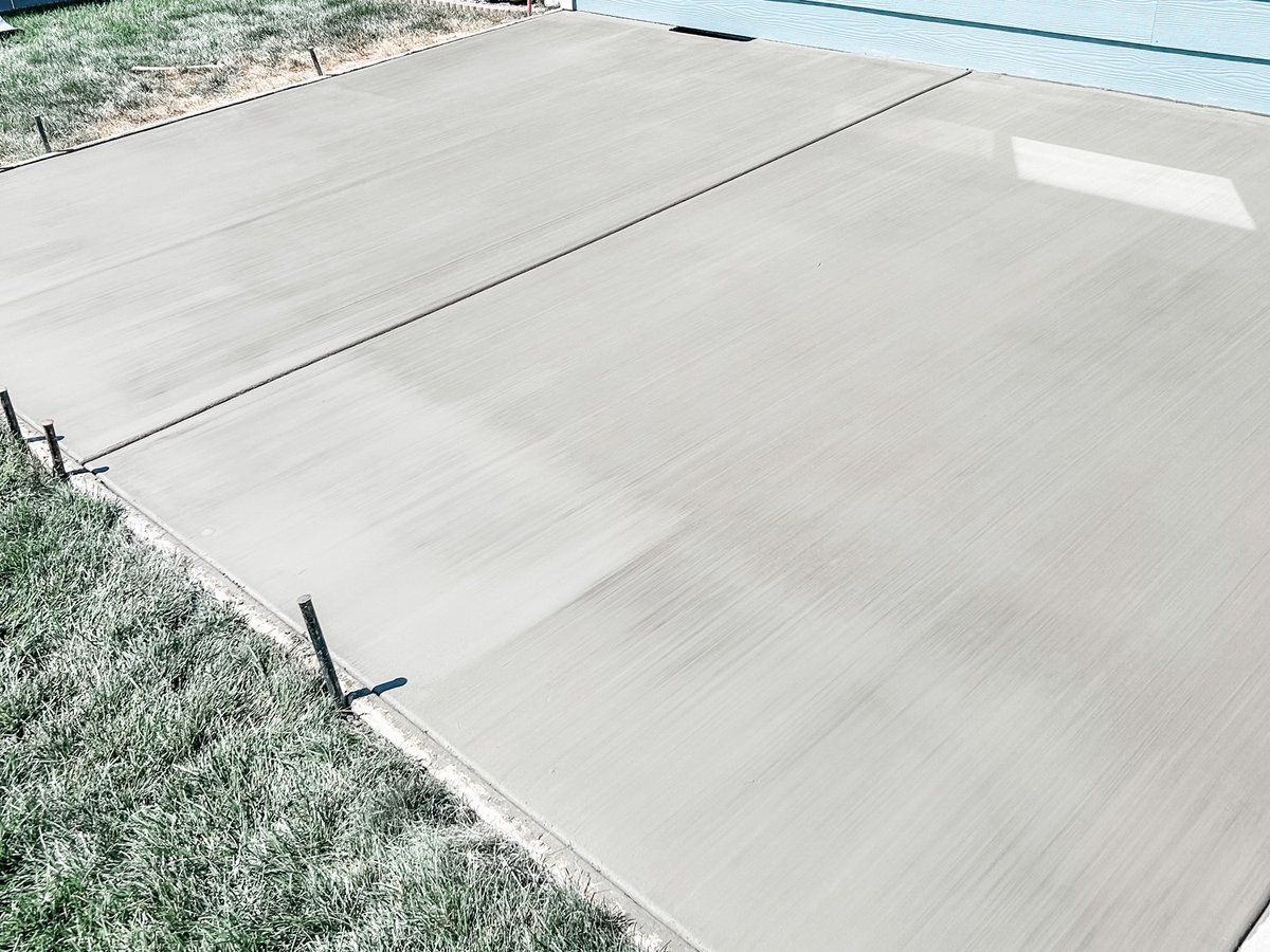 FRESH CONCRETE!  Concrete pad for a hot tub.  Patio extensions, pickleball courts, hot tub pads….thank you tri cities