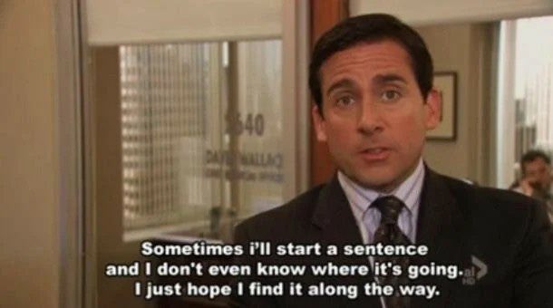 The real writing process