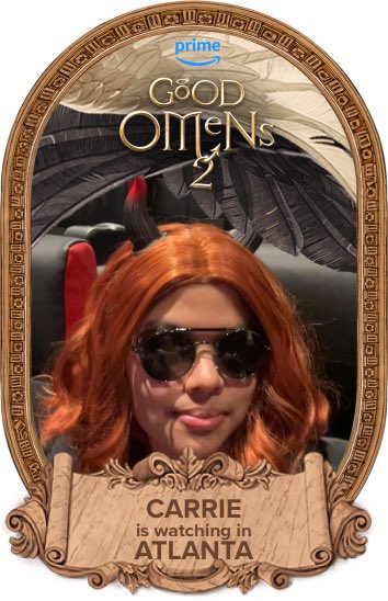 sw_kieren's tweet photo. I had an amazing time at the early #GoodOmens2 #primepremier screening last night! It was such a lovely atmosphere, everyone should experience GO with a crowd at least once! I canโt wait to lose my mind at the rest of the season tonight. ๐ญโค๏ธ https://t.co/kdPAPRm03l