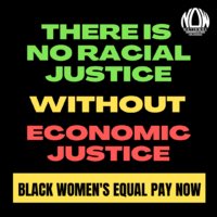 On average, Black women are paid just 64 cents for every $1 paid to white men. At the current rate, Black women will have to wait over A CENTURY to earn equal pay in this country. 
We need equal pay—NOW!#BlackWomensEqualPayDay