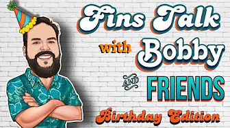 FinsTalkNetwork's tweet photo. Happy Thursday #Dolphins fans! tomorrow is @BobbyFinsTalk's birthday!
Set your reminders and come celebrate live at 10am EST with him and catch up on everything #MiamiDolphins!
https://t.co/jyPcLUaFKS
#FinsUp #HappyBirthday #FTSN #NFLTwitter https://t.co/y7GFHCkdqt