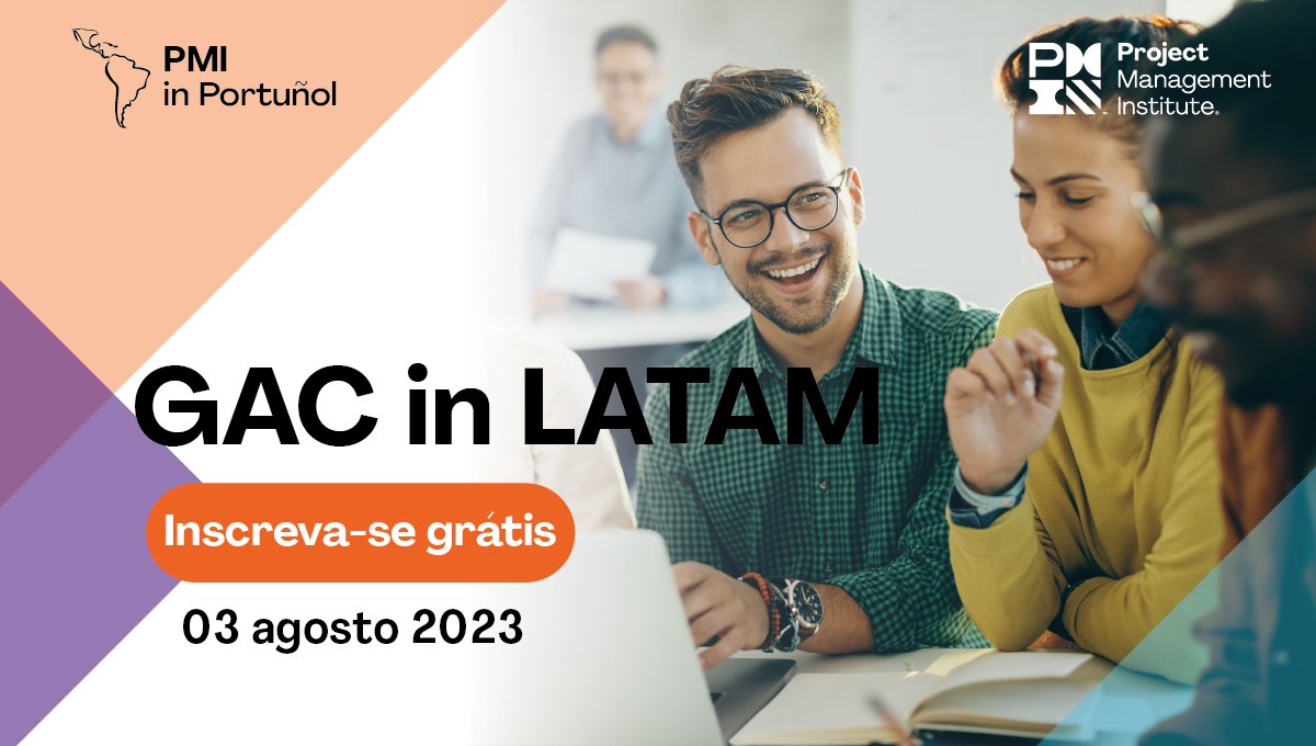 Nesta edição do PMI in Portuñol, conheça o processo de acreditação do GAC e como ter acesso a programas reconhecidos no mundo.
 
PMI in Portuñol - GAC in Latin America
Data: 03 de Agosto
Horário: 18h (horário de Brasília)
Garanta sua vaga - pmilatam.com/pipgac