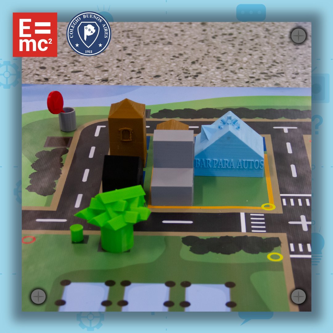 proyectoemc's tweet photo. "Creando Ciudades 3D en Tinkercad" en el Colegio Buenos Aires 🧑🏻‍💻

Así quedaron impresas y ubicadas en el mapa las creaciones de los chicos.

#robot #robotica #roboticaeducativa #roboticaemc #educacion #taller #programacion #impresion3d #tinkercad #tecnologia #aprenderjugando https://t.co/Mp9TFhnJNl