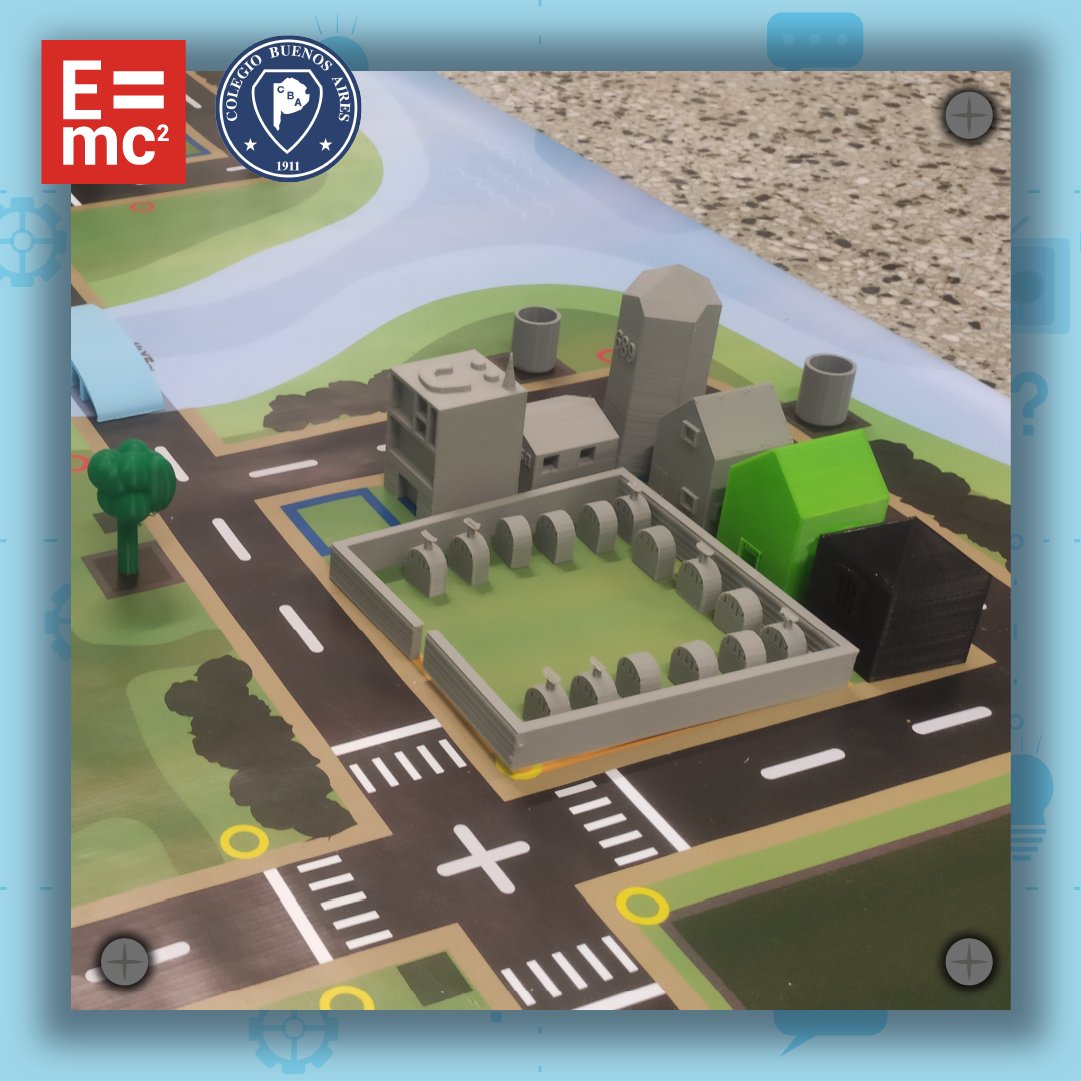 proyectoemc's tweet photo. "Creando Ciudades 3D en Tinkercad" en el Colegio Buenos Aires 🧑🏻‍💻

Así quedaron impresas y ubicadas en el mapa las creaciones de los chicos.

#robot #robotica #roboticaeducativa #roboticaemc #educacion #taller #programacion #impresion3d #tinkercad #tecnologia #aprenderjugando https://t.co/Mp9TFhnJNl
