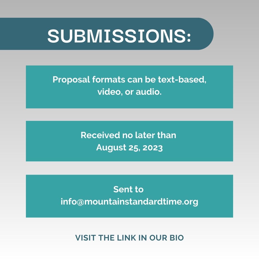 Mountain Standard Time (MST) and Alberta Printmakers (AP) are collaborating to offer an exciting interdisciplinary residency opportunity!

For Artists
~ Between the age of 18-25
~ Identify as BIPOC
~ Reside in Calgary, AB.

Submission Deadline: August 25, 2023

Link in our bio!