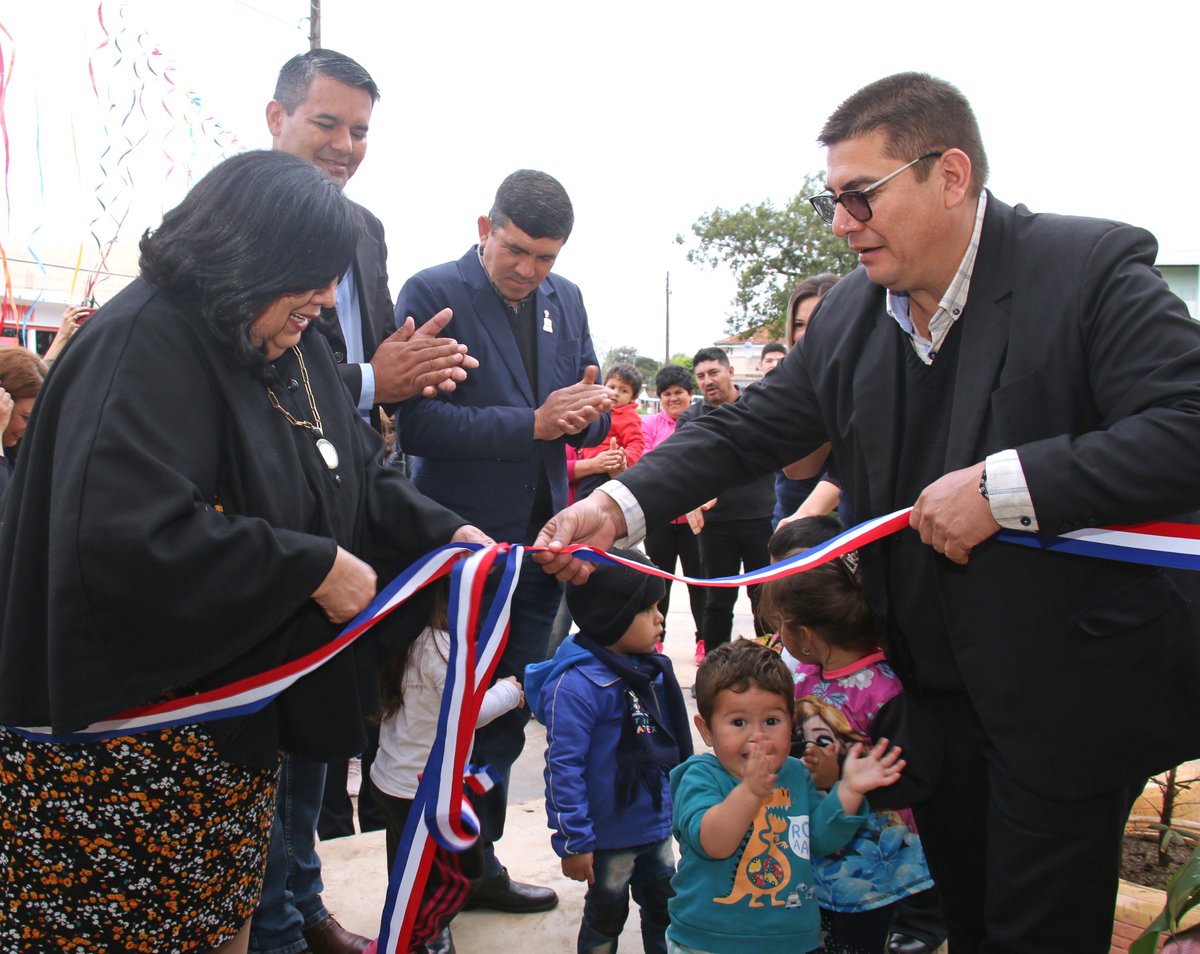 MINNAParaguay's tweet photo. 😃En inmediaciones de la Terminal de Ómnibus de la ciudad de San Pedro del Paraná, Itapúa, se llevó a cabo la inauguración de un nuevo Espacio de Desarrollo Infantil – EDI @kunuugovpy  16. 

➕🔗https://t.co/s6QSlVycRI https://t.co/q7OVGFwf46