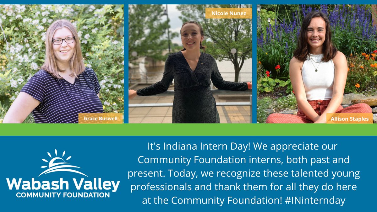 WVCFoundation's tweet photo. Happy #INinternday to our summer interns! https://t.co/snmhbFbgYV