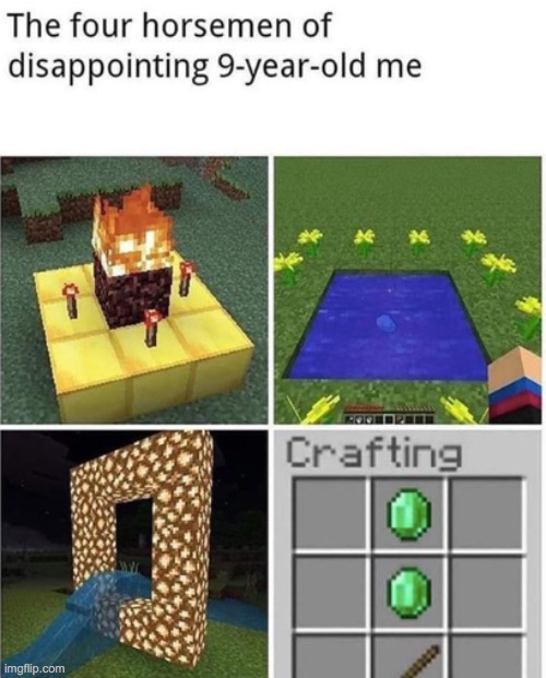 MinecraftMeme16's tweet photo. Emerald swords should exist https://t.co/C2CHFCi3Rx