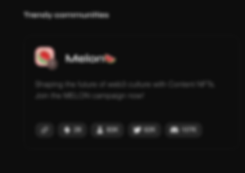 Guess the community?

(ps it's #1 on our trendy communities list)