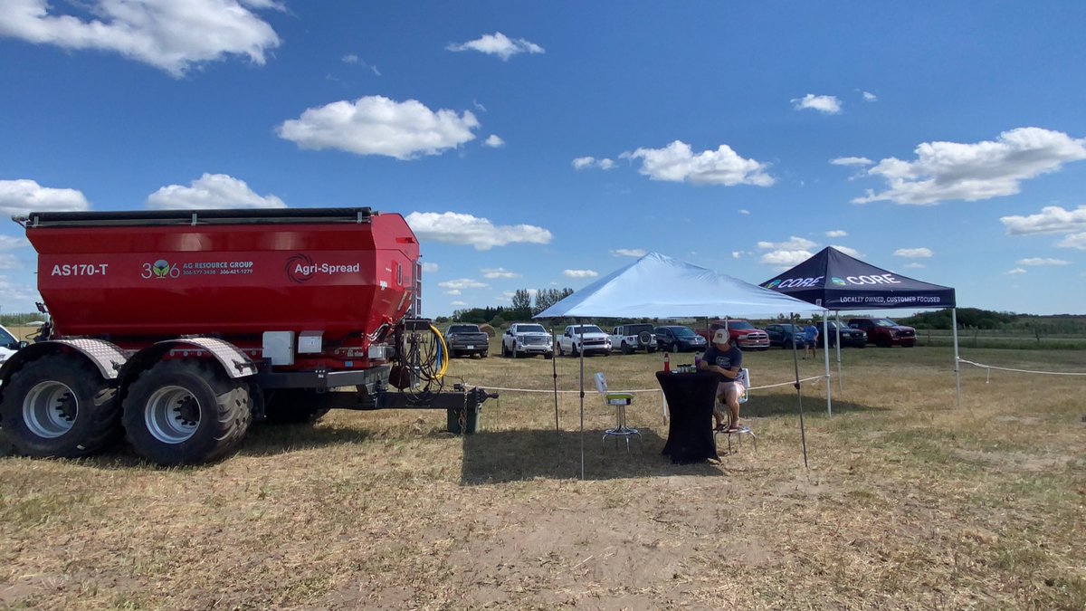 Shows open and the wind is blowing the sweet smell of BBQ and Biosul right into our tent.   Stop by and let’s talk sulphur @CoreAgInputs #biosul