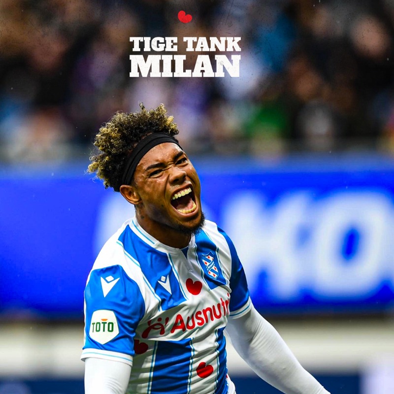 scHeerenveen's tweet photo. 𝐓𝐢𝐠𝐞 𝐭𝐚𝐧𝐤 𝐌𝐢𝐥𝐚𝐧 🔵⚪️

Het waren twee prachtige jaren! ❤