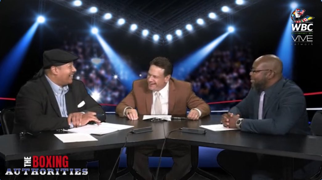 BoxingAuthoTV's tweet photo. Time 🕰️ flies when you’re having fun!!! Episodes 183 &amp; 184 are #ONAIR.  #WhatToWatch #WBCLIVEChannelPoweredByVIVE #TheBoxingAuthorities #SportsShow #Boxing #BestBoxingShow #WhatsOn #Pittsburgh #WBC #FightFans #SweetScience #Pugilism #SpenceCrawford #FultonInoue https://t.co/Vh8jSiWlm9