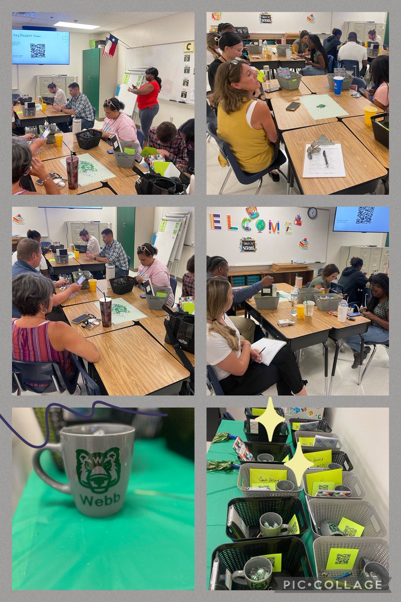 NikkettaWilson's tweet photo. Excited to welcome all of our @Webb_Bears new teachers and mentors today! So excited to meet each of you! A huge shout out to @SeletaAndrus to lead the them today #WebbAllStars #TheGISDEffect #BeTheMagic @PeralesIda @GISDTLD https://t.co/FIR5j4bjm9