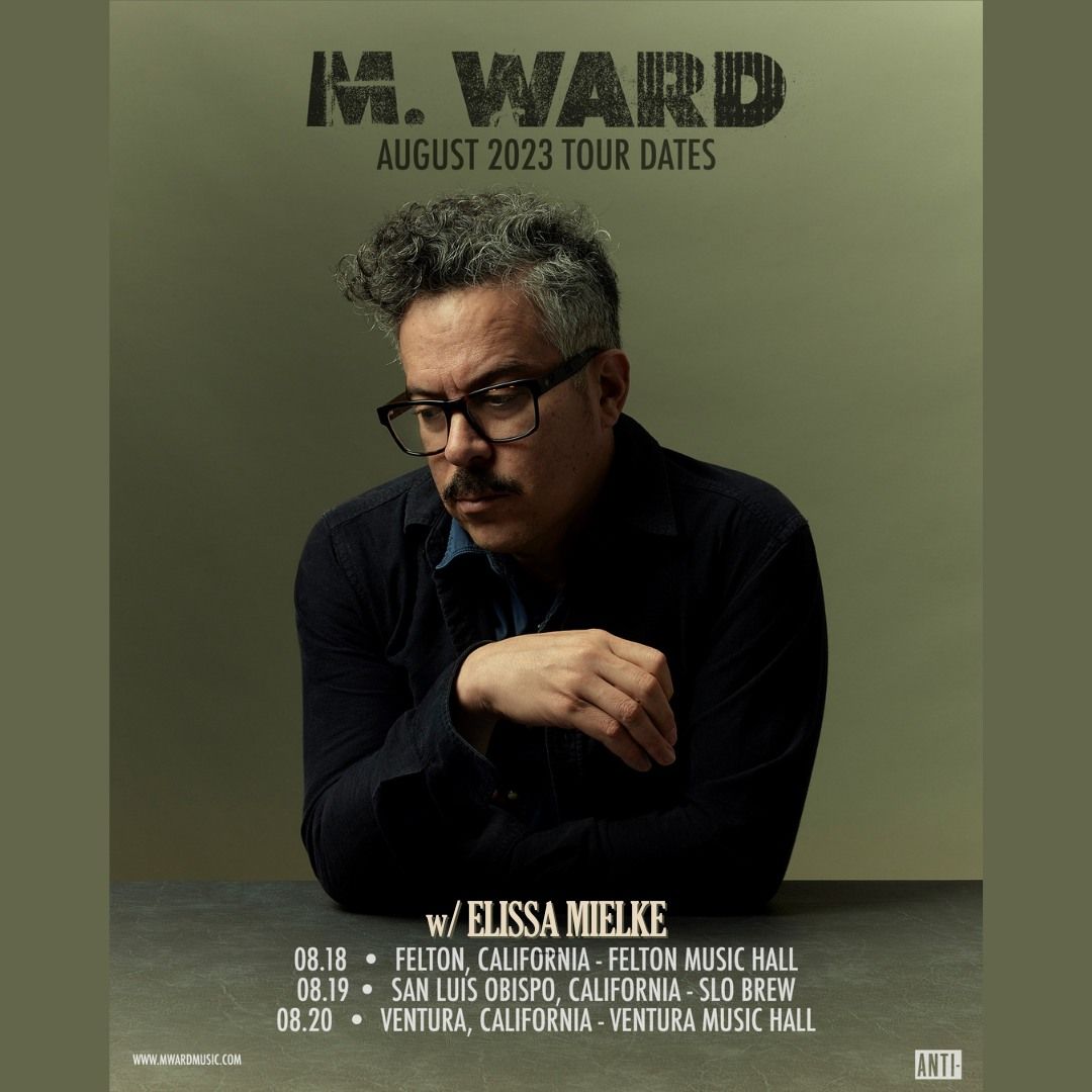 Elissa Mielke (@elissamielke) on Twitter photo Opening 3 more shows for the great <a href="/mwardtweeting/">M. Ward</a> and very pleased about it! See you soon Californiaaaa š <a href="/feltonmusichall/">Felton Music Hall</a> & Ventura Music Hall & <a href="/slobrew/">SLO Brew</a> rock š <a href="/SlashieHQ/">slashie</a> <a href="/MomAndPopMusic/">Mom+Pop Music</a> <a href="/AntiRecords/">ANTI RECORDS</a> Opening 3 more shows for the great <a href="/mwardtweeting/">M. Ward</a> and very pleased about it! See you soon Californiaaaa š <a href="/feltonmusichall/">Felton Music Hall</a> & Ventura Music Hall & <a href="/slobrew/">SLO Brew</a> rock š <a href="/SlashieHQ/">slashie</a> <a href="/MomAndPopMusic/">Mom+Pop Music</a> <a href="/AntiRecords/">ANTI RECORDS</a>