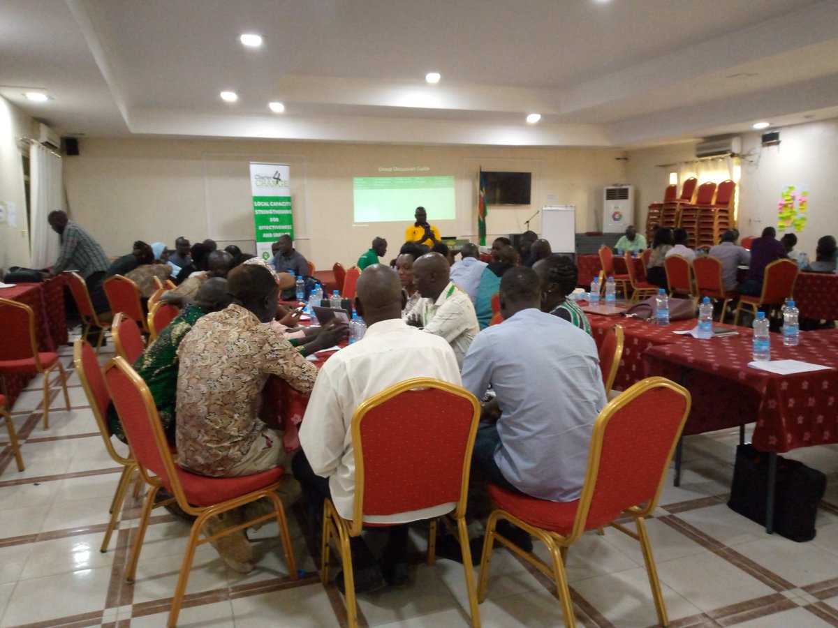 We joined <a href="/C4C_SouthSudan/">Charter 4 Change South Sudan</a> today in a One day Workshop at Quality Hotel Juba organized by <a href="/oxfamsouthsudan/">Oxfam in South Sudan</a>
Networking, building synergies, joining forums are priorities now as we can never work in isolation. <a href="/C4C_Uganda/">Charter 4 Change Working Group Uganda</a> <a href="/Charter4Change/">Charter4Change</a> <a href="/SCSouthSudan/">Save the Children South Sudan🇸🇸</a> <a href="/unicefssudan/">UNICEF South Sudan</a> <a href="/100MilCampaign/">100 Million</a>