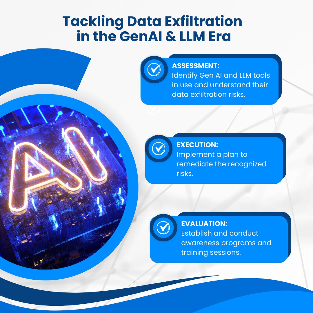AuroraSecurIT's tweet image. 🛡️ With the rise of Generative AI (GenAI) and Large Language Models (LLM), the risk of voluntary data exfiltration increases exponentially.
 Are we prepared enough to tackle this emerging threat? 
🔍Looking for solutions - ow.ly/KJjG50Pn3J9
 
#GenAI #LLM #DataExfiltration