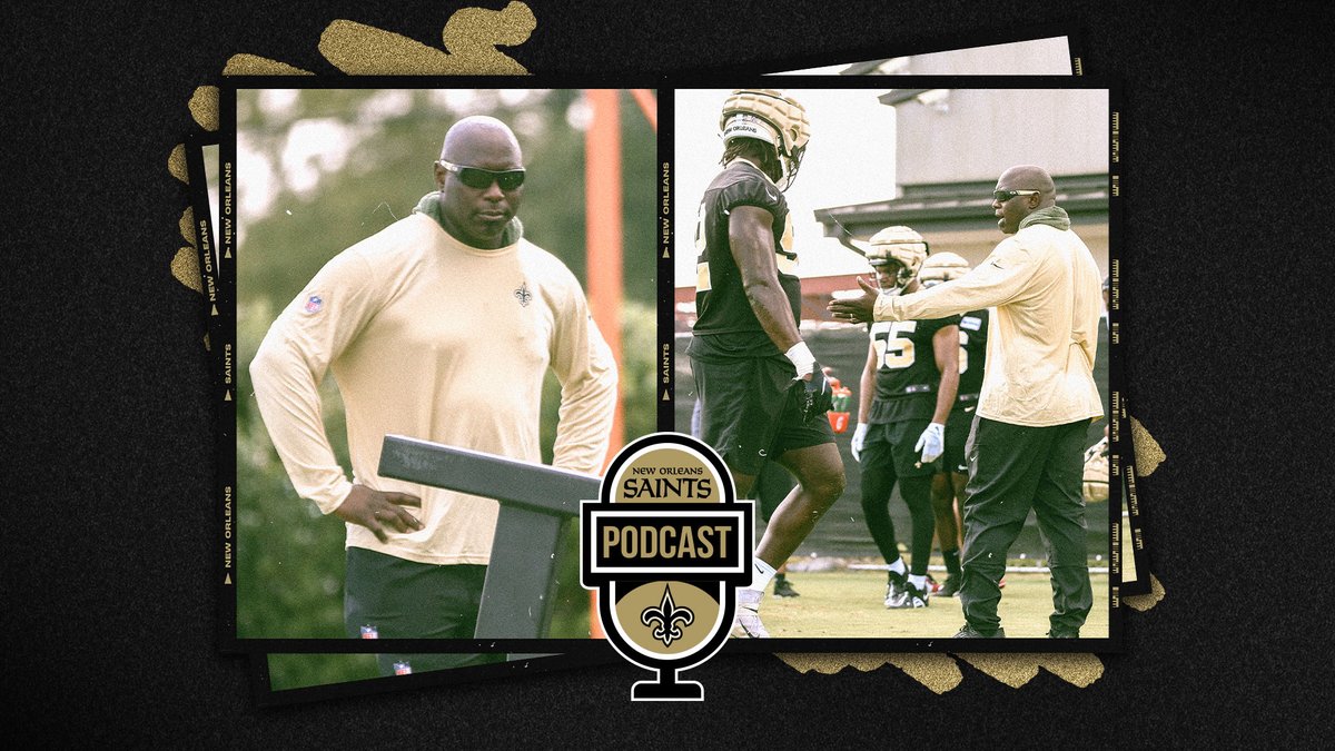 New Saints pod is out! @JohnDeShazier & @ErinESummers break down the start of training camp and #Saints Hall of Fame DT @LaRoiGlover joins to talk about working with the Saints over camp as their Bill Walsh Diversity Coaching Fellow! 🔊 neworlns.co/072723S