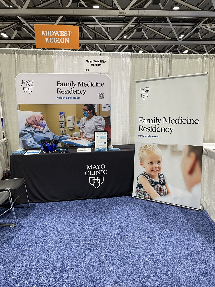 Swing by the <a href="/FamMedMankato/">Mayo Family Medicine Residency - Mankato</a> booth number 2012 at #AAFPNC  to speak with the amazing <a href="/GenewickDO/">Joanne Genewick</a>  and Dr. Marijo Botten about the wonderful opportunities our program has to offer.