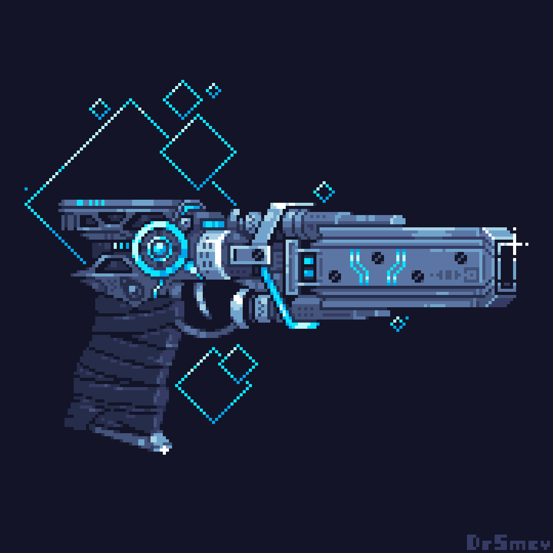 #aseprite #pixelart #madewithaseprite
Space Blaster
(Repost from April 2022)