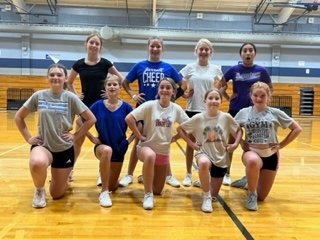 RAH!  RAH!  RAH!!!  Our JMS Cheerleaders have been practicing this week and getting ready to welcome our incoming 6th Graders to Cougar Camp to start the year off right!  Thanks girls and Coach Schmidt!  #OneCommunity