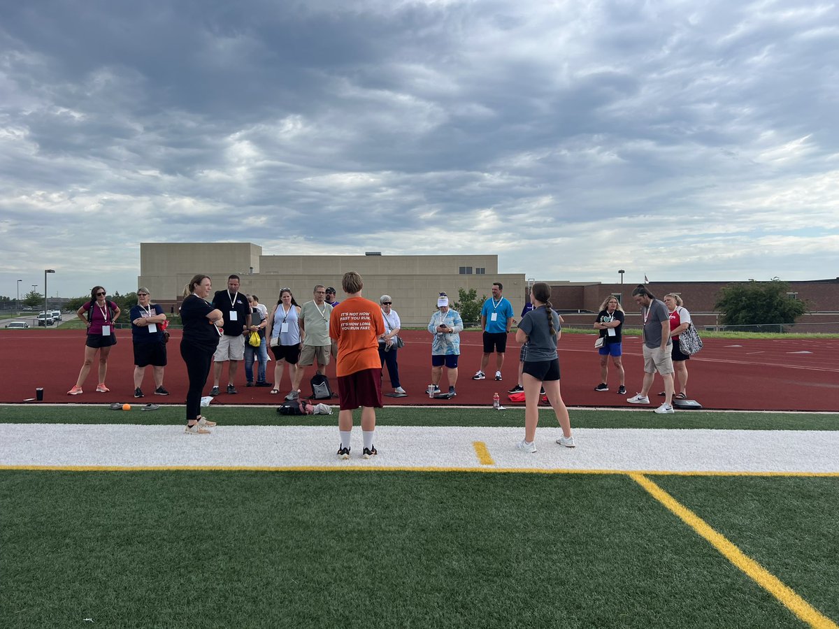 FCTrack_Field's tweet photo. Thank you @NebraskaCoach for having me this morning! I love talking Unified Track &amp; Field! I also got to meet some wonderful coaches from @sonebraska!  William &amp; Anna did amazing as our demo athletes!! #trulyunified #allaboutthesmiles https://t.co/wc2ObgWG1u