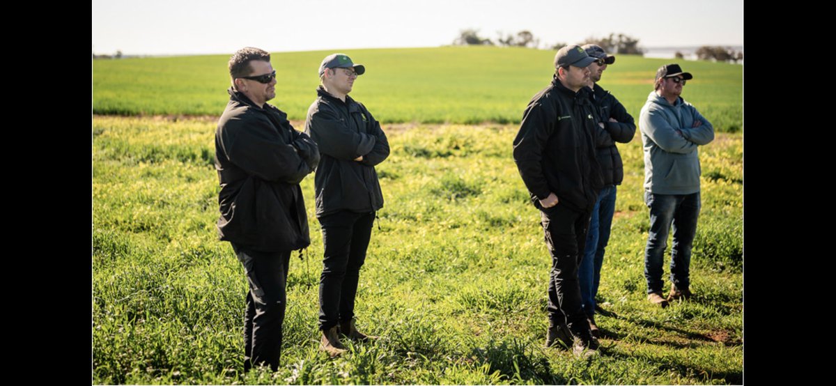 ajaferrier24's tweet photo. Well done to Jordan and the team at ⁦@HaeuslerGroup⁩ conducting crop tour on Wednesday in Southern Mallee. Thanks to speakers and participants sharing insights ⁦@lehmann_lincoln⁩ ⁦@mattelliott32⁩ ⁦@jack_perkins⁩ #haeuslerdigital https://t.co/b1Uwtewyhn