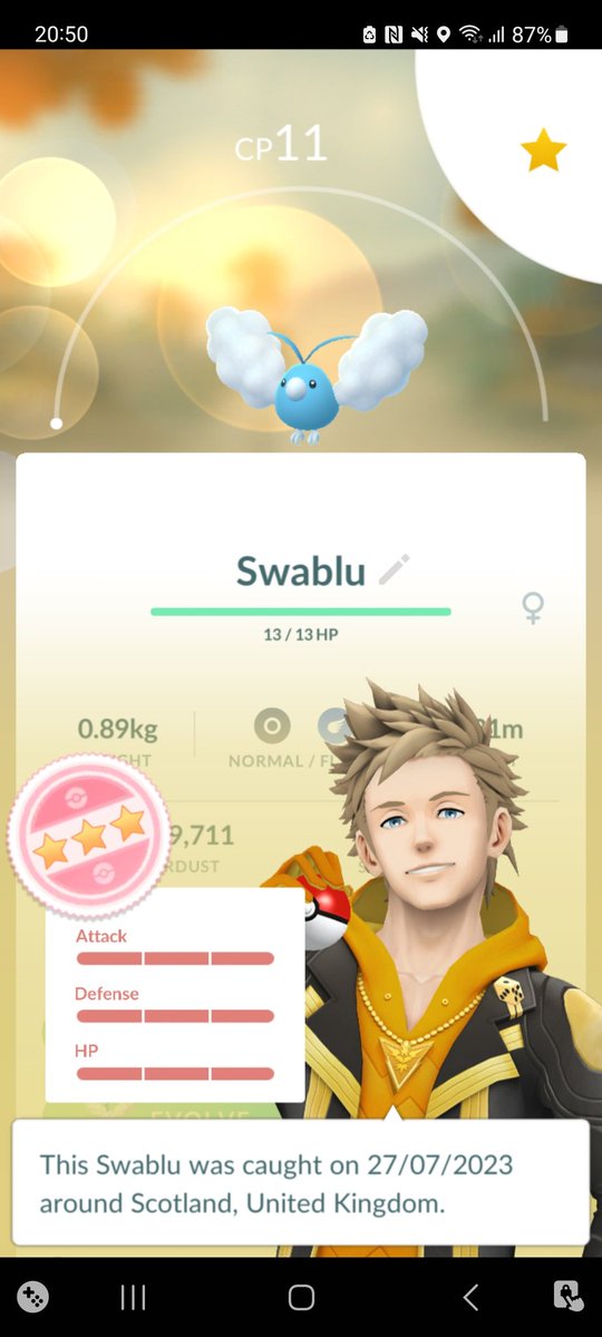 Liam7415's tweet photo. Random house spawn 😊 #PokemonGO #hundo https://t.co/oKctG1QzLW