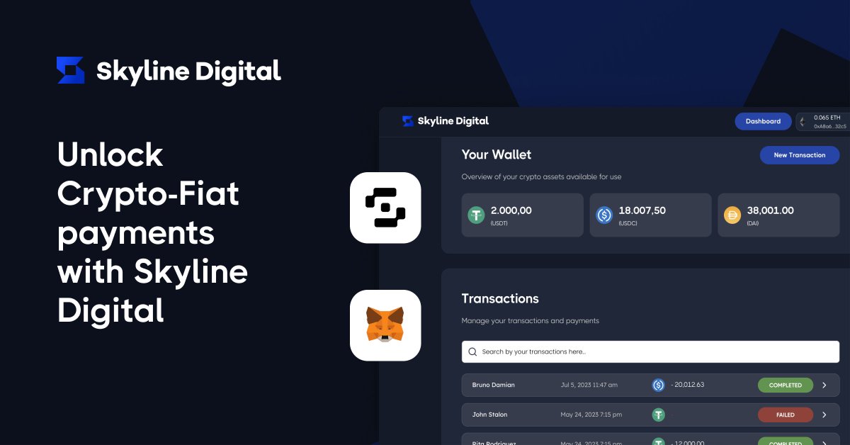 jobsincrypto's tweet photo. This week's issue is brought to you by @SkylineOTC

Skyline Digital unlocks effortless crypto-fiat payments

Experience a new level of convenience with a fully non-custodial platform that allows you to execute fiat payments using stablecoins

Learn more 👇
https://t.co/iDm7HB2WPJ https://t.co/eYscp2Zqk8