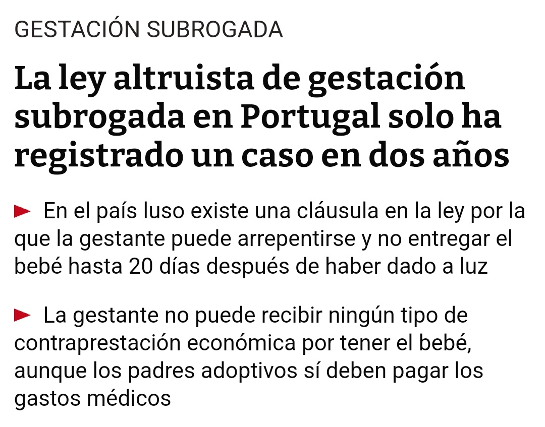 Vaya, parece que cuando lo haces altruista nadie quiere. Es como si las mujeres que se prestan a esta práctica lo hicieron empujadas por una tremenda necesidad económica y no porque deseen parir para otros en sus ratos libres.