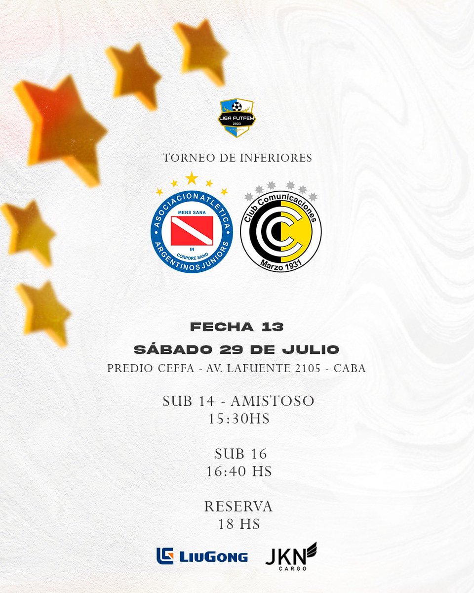 🔝 Sábado a puro fútbol y en casa💪🏻🐞

Prepará el 🧉 y venite al CEFFA a alentar a la Bichas del #SemilleroDelMundo de #AAAJ ♥️⚽️🇦🇹