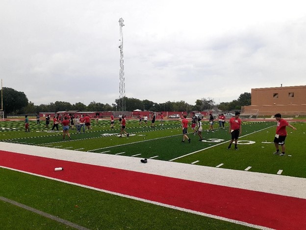 FineArtsUSD259's tweet photo. Even though it's still Summer, WPS HS Band Camps are up and running (marching:)). Best of luck to our Students/Staff & make sure to catch a halftime show at one of our #GWAL FB Games! @WichitaUSD259 @wichitaeastband @Wichita_NW @WichitaSEHS @wnorthinst #wpsproud @WPSAthletics https://t.co/BA2zCdPPrf