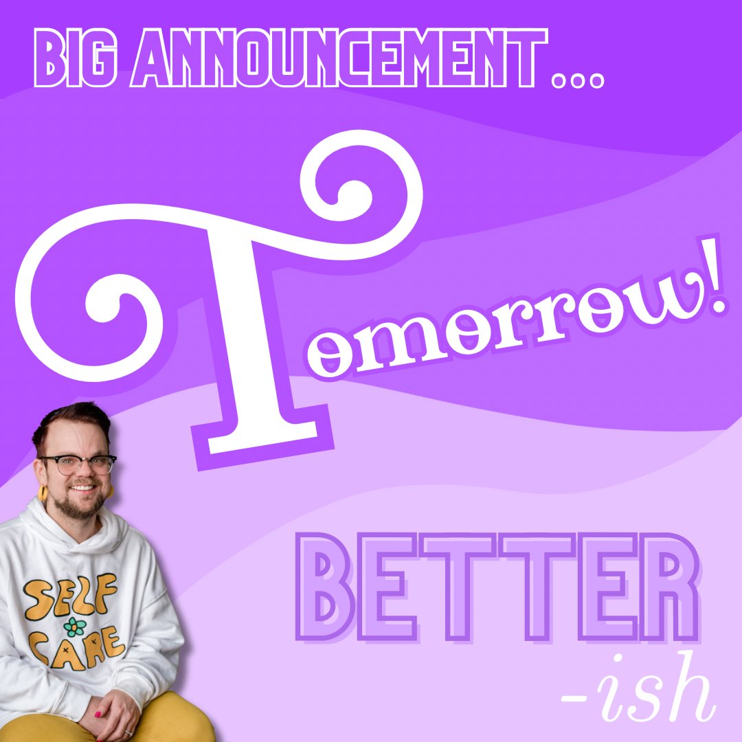 betterishtweets's tweet photo. Hey y’all. It’s been a hot minute… 🔥 

Stay tuned for a big annoucement from the better-ish podcast tomorrow at 10AM CST.

While you are waiting, revisit all 10 episodes of Season One at https://t.co/hwadn2L3uH

#gay #sober #podcast #recovery #mentalhealth https://t.co/PYa8UUOFFp