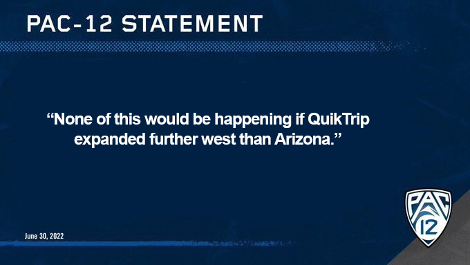 QuikTrip's tweet image. well now hang on a second