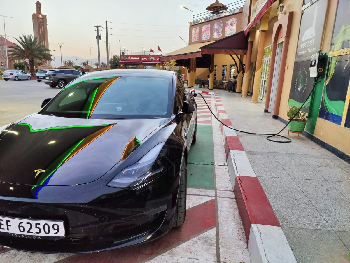 khalilamar's tweet photo. @julio_bree @NephroMostapha @EstherKokkelman @elonmusk Since range anxiety and road assistance isn't a worry anymore. 🔌☕ @elonmusk #Morocco #TeslaSummer
Rest assured, you have a 24/7 Support for suggestions and guidance (from me).
+Friendship. Get together. Etc... along the road. https://t.co/Y1dAHr3TpA
