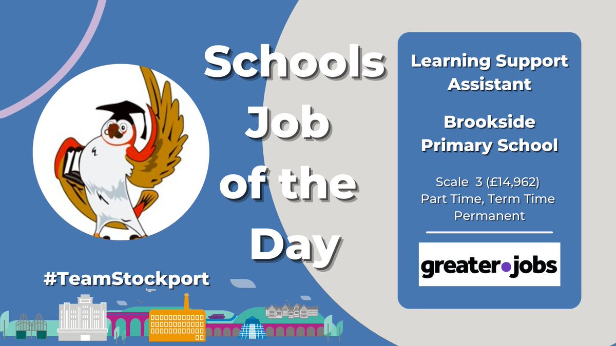 JobsAtStockport's tweet image. @brooksideschool is looking for a #LearningSupportAssistant!
The school is looking for a well-organised and proactive person to work within a mainstream classroom supporting children with learning difficulties.
Find out more and #apply 👉 orlo.uk/FDIUL
