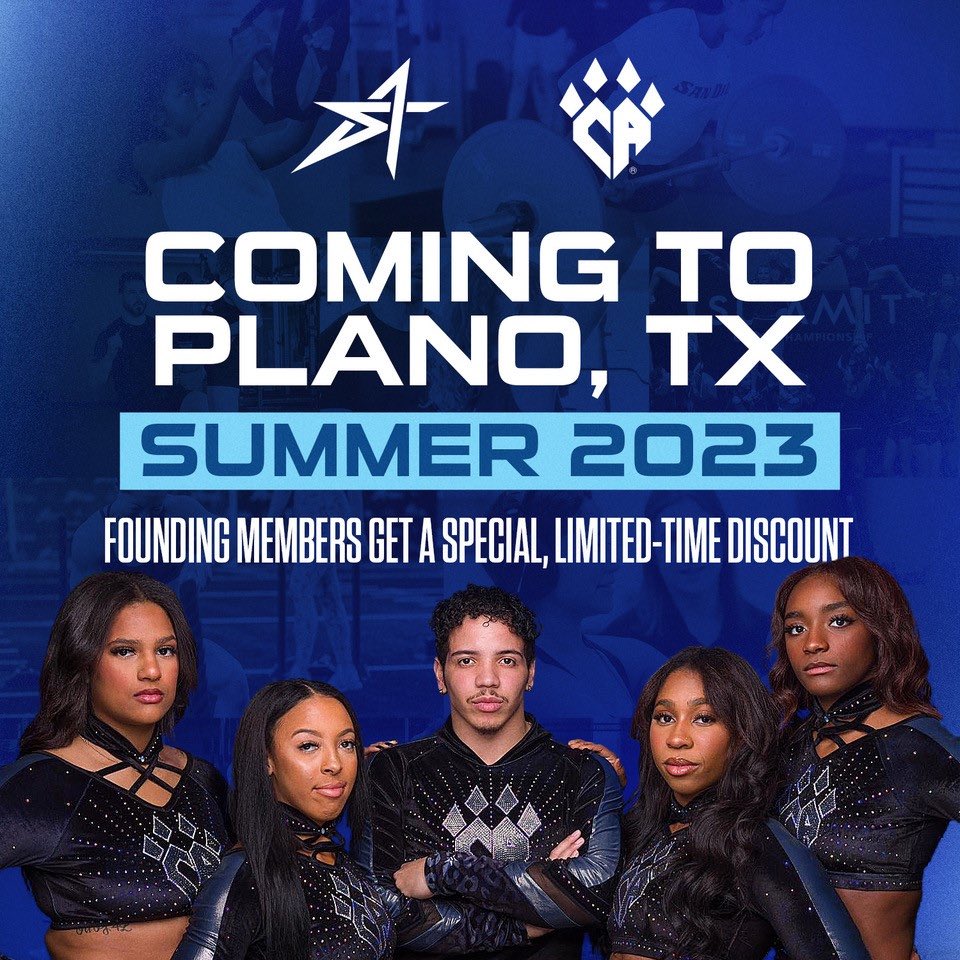 Sports Academy Plano is super excited to start our partnership with Cheer Athletics! We can't wait to give CA our best-in-class high-performance training, sports medicine, recovery, and performance nutrition services. 

💙💪🏾🏋🏽#sportsacademy #fitness #cheerathletics #cheer