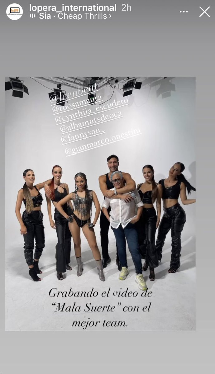 CarmenG15567234's tweet photo. Todo el equipo de “ Mala suerte” . #3Gianmarco27JL #TeamGianmarco https://t.co/5xuFvv4HXi