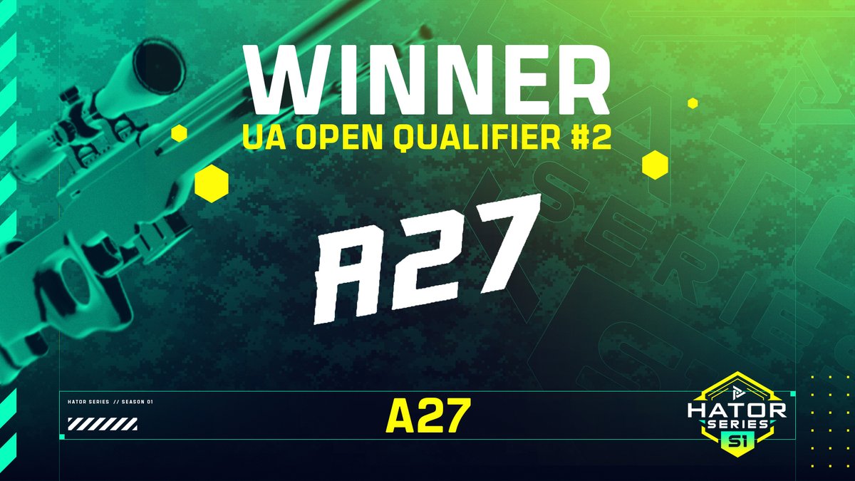 Congratulations to 2nd UA Qual winners! Welcome, <a href="/a27_team/">Esport Team A27</a> 🥳👏

Team roster:
<a href="/tripexcsgod/">Denys Haponov</a>
<a href="/avian_cs/">Oleksandr</a>
<a href="/nibito6/">nibito</a>
@onic05
<a href="/guthrieecs/">Andrii “guthriee” Havrysh</a>