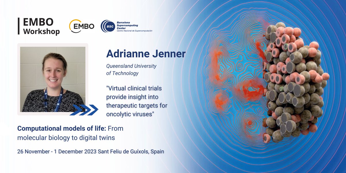 Interested in digital twins? Virtual Clinical Trials? Join us for the EMBO Workshop, Computation models of life: From molecular biology to digital twins taking place outside of Barcelona on 26 November-1 December.