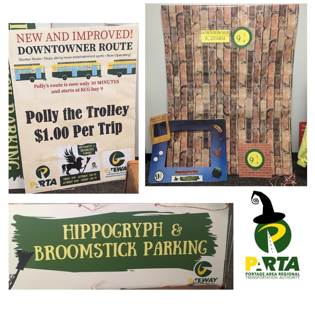 WizardlyKent's tweet image. Things are starting to get Magical over at the Kent Central Gateway. The excitement is building for tomorrow as they start putting things up! ⚡💙💛❤💚  #WizardlyWeekend #PARTA #PollyTheTrolley #eventparking