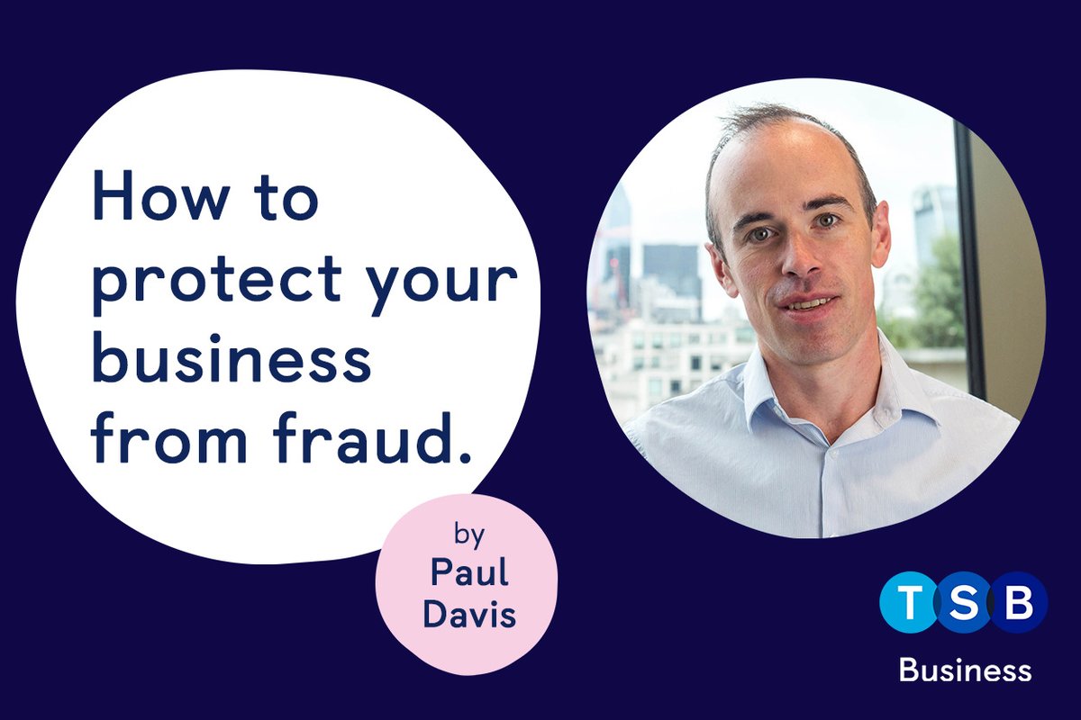 perryleecua's tweet photo. Small business owners have a lot to juggle.

However, fraud is an issue you simply cannot afford to ignore.

Paul Davis, @TSB’s Director of Fraud, shares some tips on how to protect your #SmallBusiness from fraud risks.

Read more: https://t.co/8cSG9Iy8We

#BusinessFraud https://t.co/eC9oCoABWB