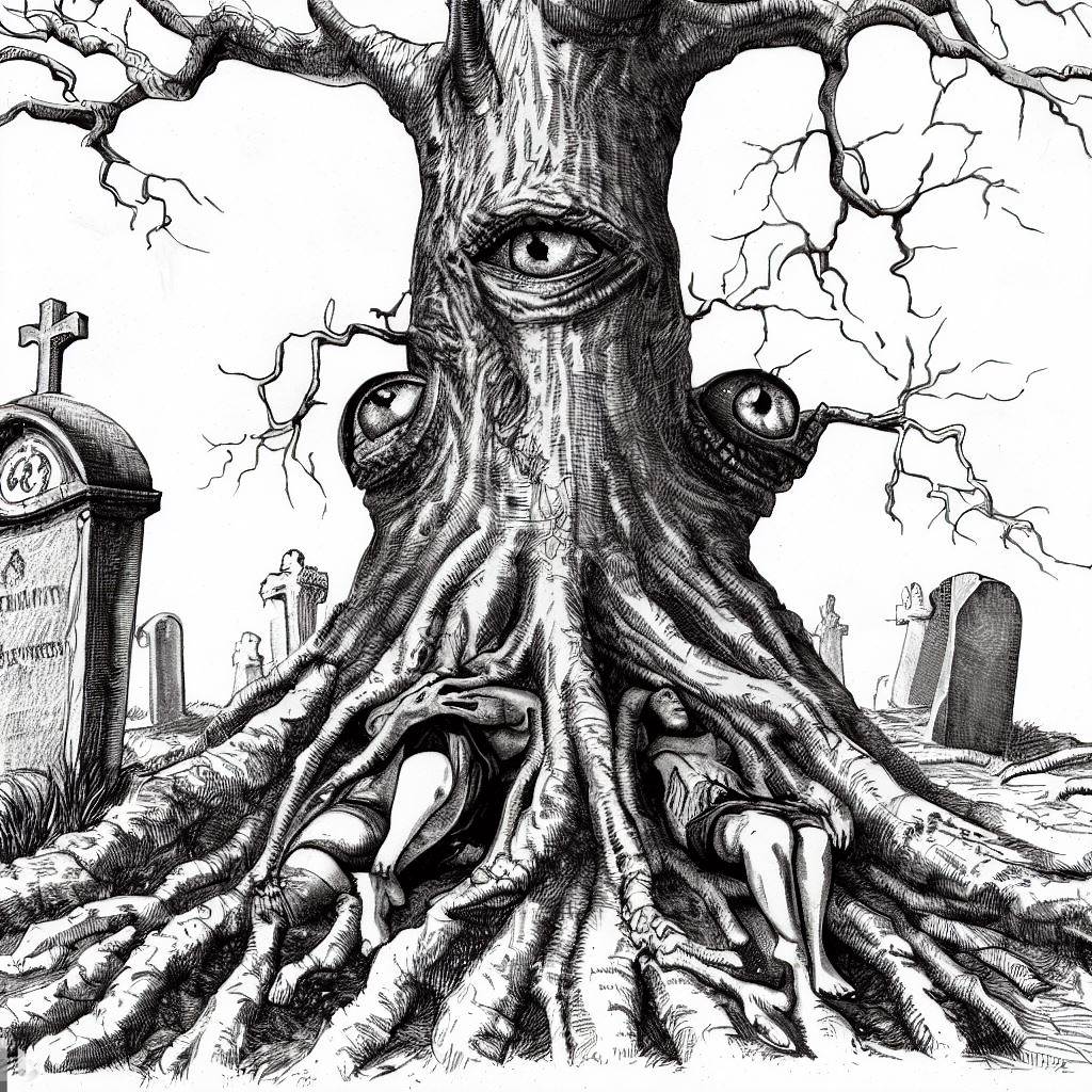 burntfry90's tweet photo. Ever Get A weird Feeling Around #Cemetery #Trees?

#Aiart #ai #art #AIArtCommuity  #aiartist #creepy #scary #wtf #female #women #evil #notanime #Asia #bodys https://t.co/zQIFdMTd7B