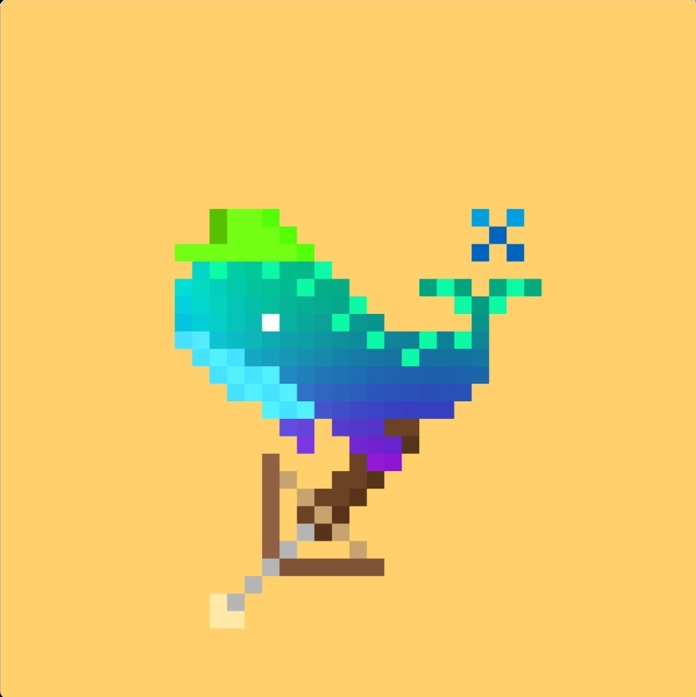 Today's Kujiran OTD is #4196, this soothingly-colored whale for 5800 $STARS. It boasts the whispy ocean body (1.53% rarity) &amp; the blue butterfly smol fren (2.34%). With an overall rarity of 2680, this guy is another top notch whale. @KUJIRANSNFT $Kuji

stargaze.zone/marketplace/st…