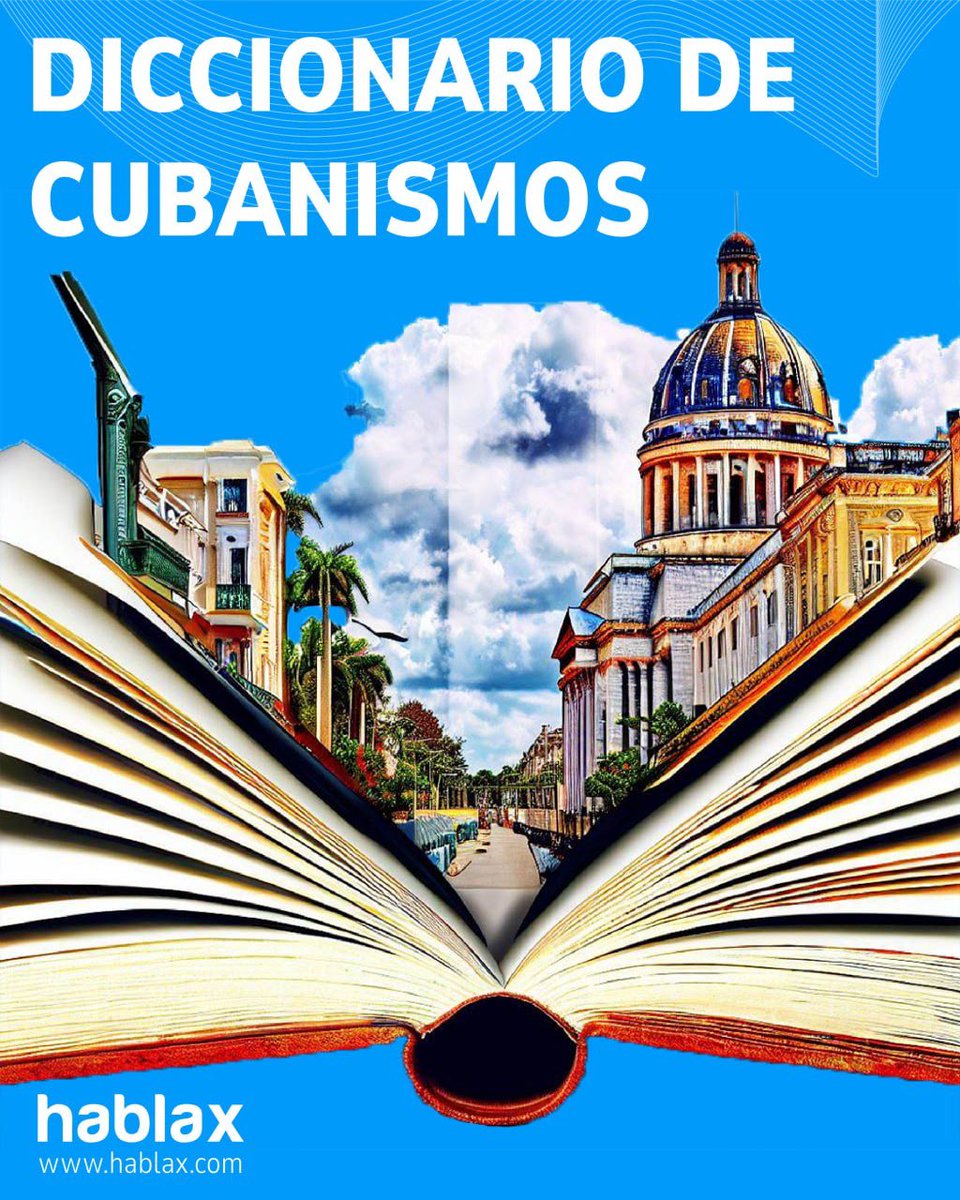 HablaxCuba's tweet photo. Descubre Cubanismos en toda su expresión🇨🇺
 
¡Cubanízate y conversa con nosotros! ❤️💙🤍

¿Qué otros Cubanismos conoces? Y, ¿Cuál es el que más utilizas? 🤭

Te esperamos en comentarios👇🏻😉

#cubanismos #lenguajecubano #cuba #cubanos #cubanosporelmundo #hablaxcuba https://t.co/zJP79AJDaW