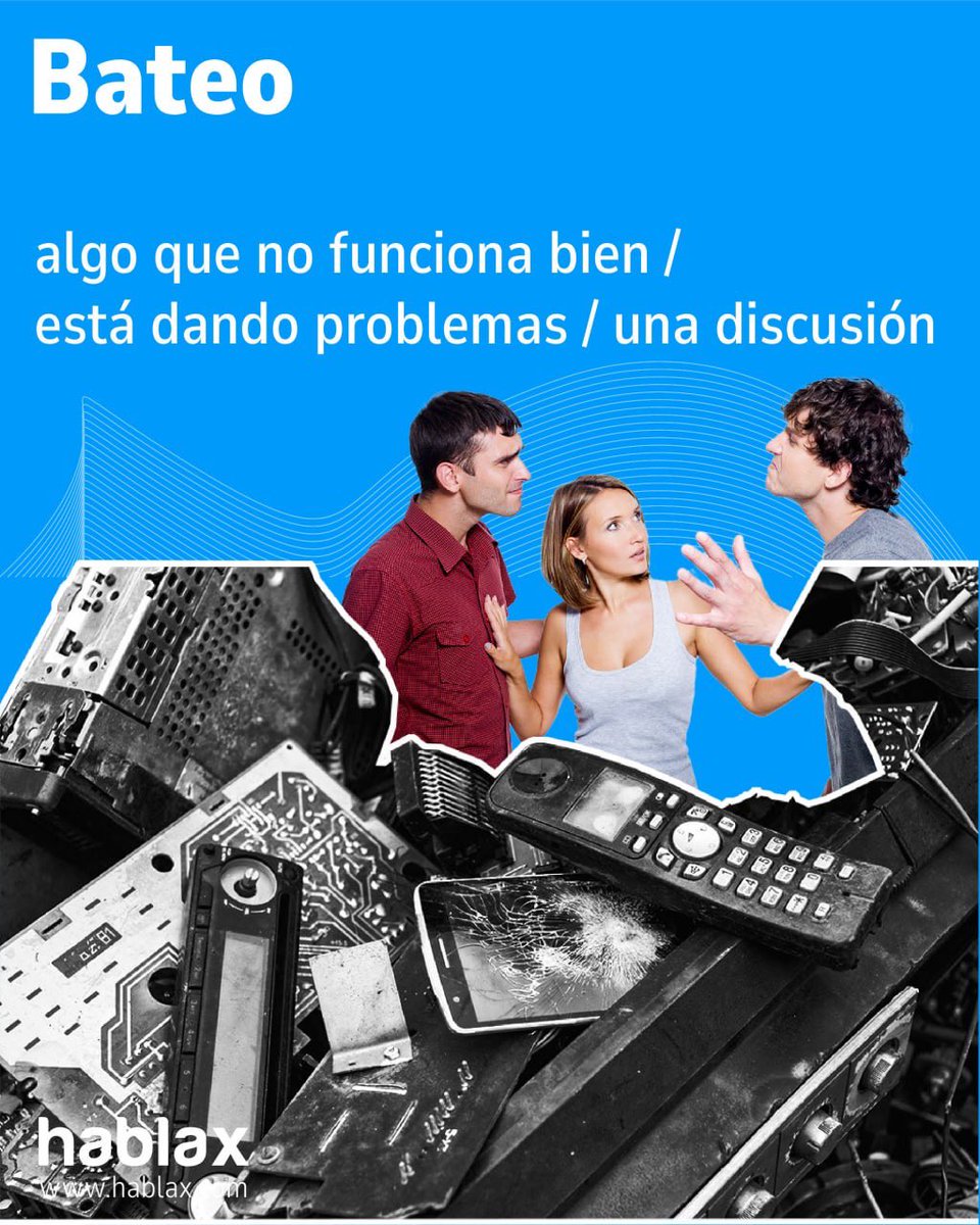 HablaxCuba's tweet photo. Descubre Cubanismos en toda su expresión🇨🇺
 
¡Cubanízate y conversa con nosotros! ❤️💙🤍

¿Qué otros Cubanismos conoces? Y, ¿Cuál es el que más utilizas? 🤭

Te esperamos en comentarios👇🏻😉

#cubanismos #lenguajecubano #cuba #cubanos #cubanosporelmundo #hablaxcuba https://t.co/zJP79AJDaW