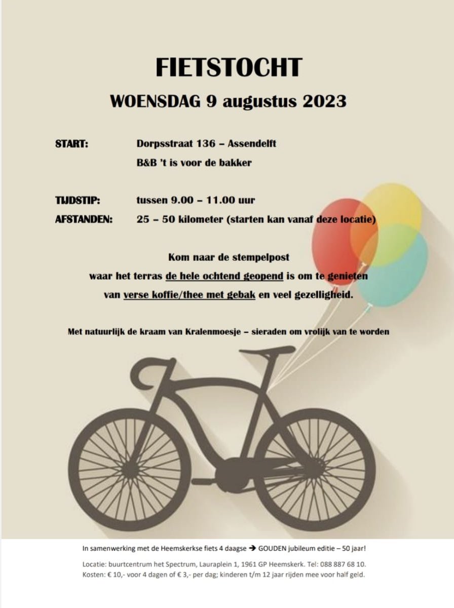 Fiets ook gezellig mee! #Assendelft <a href="/GemZaanstad/">Gemeente Zaanstad</a>