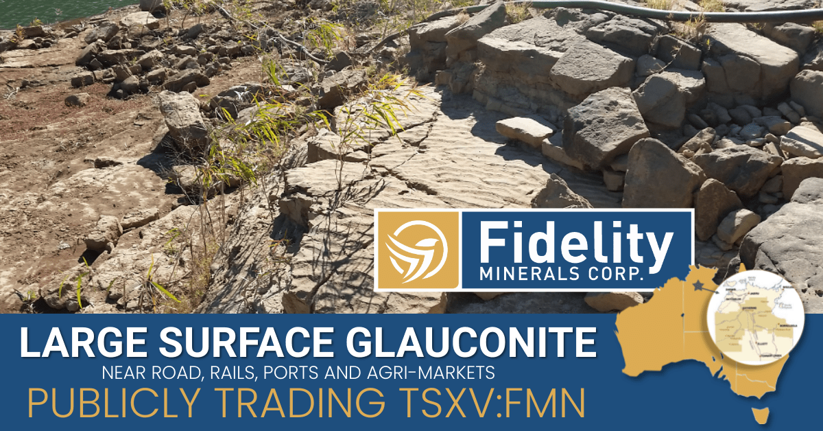 FidelityMinCorp's tweet photo. $FMN.V #tsxv #fidelityminerals #greensands #fertilizer #organic #glauconite #australia #florina #potash #phosphate #potassium https://t.co/ucMA5Nj4QL