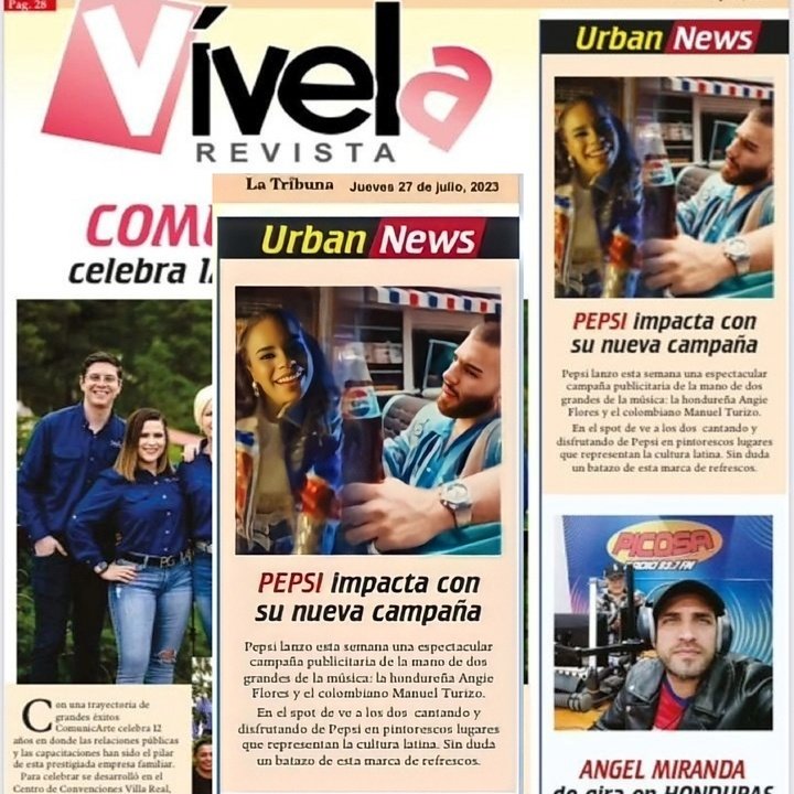 Gracias por la nota <a href="/revistavivelahn/">revistavivela</a>
<a href="/Angiefloreshn/">Angie Flores 💙🎶💜</a> y <a href="/ManuelTurizoMTZ/">Manuel Turizo Zapata</a>