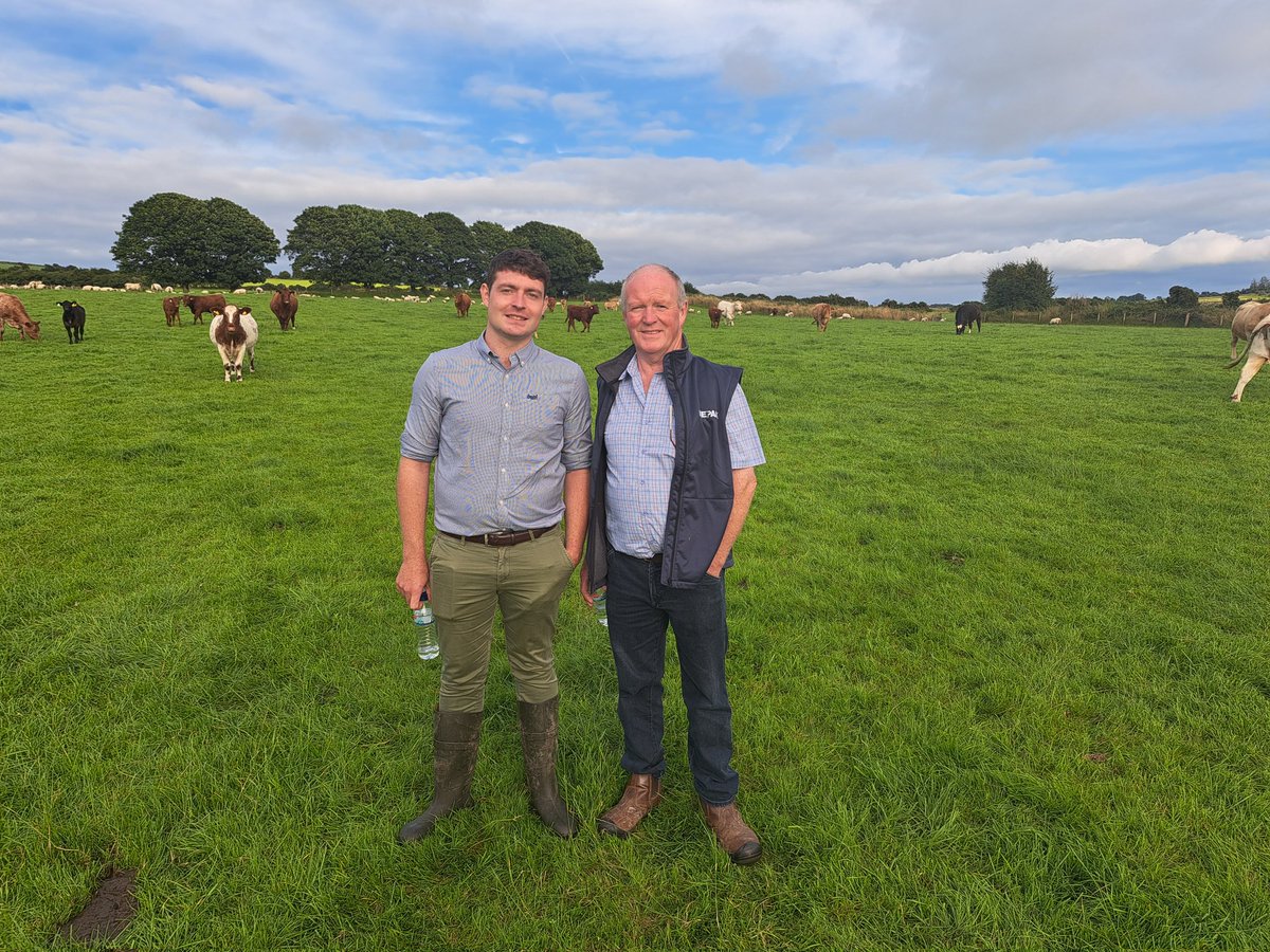 KepakGroup's tweet photo. We want to extend our thanks to William J &amp; James Fitzmauice for hosting todays Family Farm Sustainability Walk.

We welcomed over 270 people to the farm walk today 👏 

#Sustainability https://t.co/4CJB1qCb8M