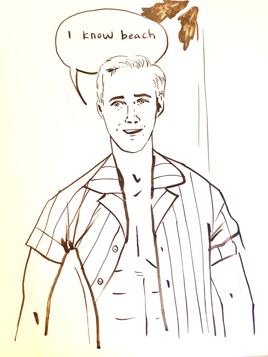 Thème 3 ‘beach day’… (just went for this as we saw Barbie yesterday) #goshbfdd